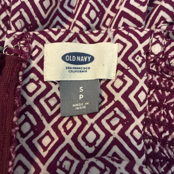 Old Navy Womens Fit and Flare Sundress Spaghetti Strap Patterned Size S - Picture 6 of 8